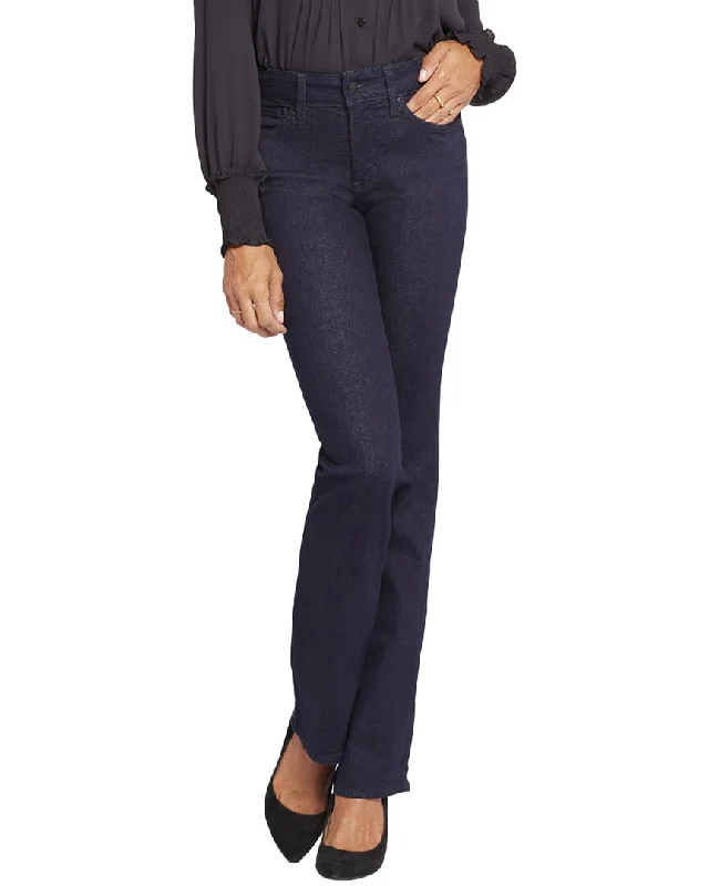Women's pants for yoga studio Cargo women jeans with multiple pockets for added functionality NYDJ Petite Barbara Rinse Bootcut Jean