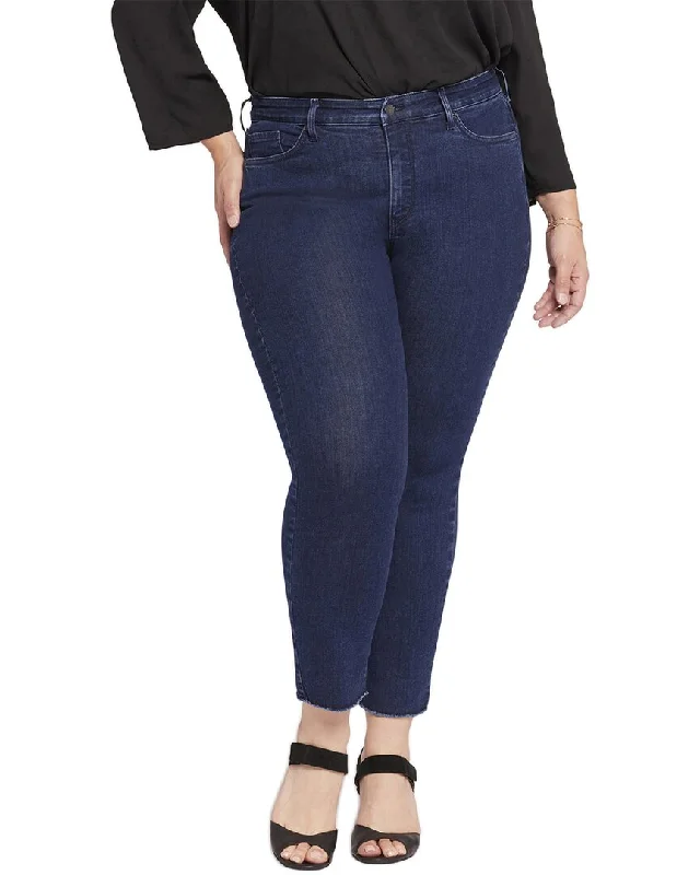 Women's belt - looped work pants Stretch women jeans for enhanced mobility and comfort NYDJ Plus Sheri Mystique Ankle Jean Women's belt - looped work pants Stretch women jeans for enhanced mobility and comfort NYDJ Plus Sheri Mystique Ankle Jean