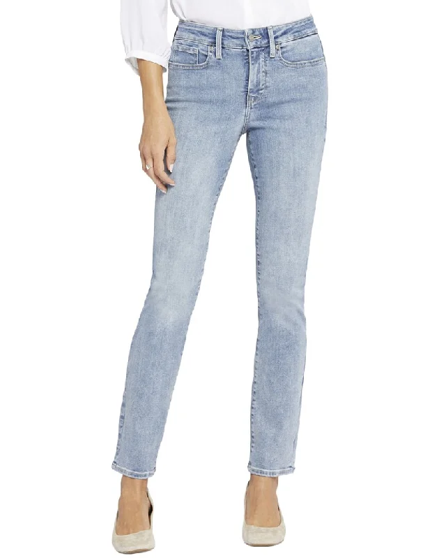 Women's pleated office pants Dark - wash women jeans for a sophisticated and slimming effect NYDJ Sheri Haley Slim Jean