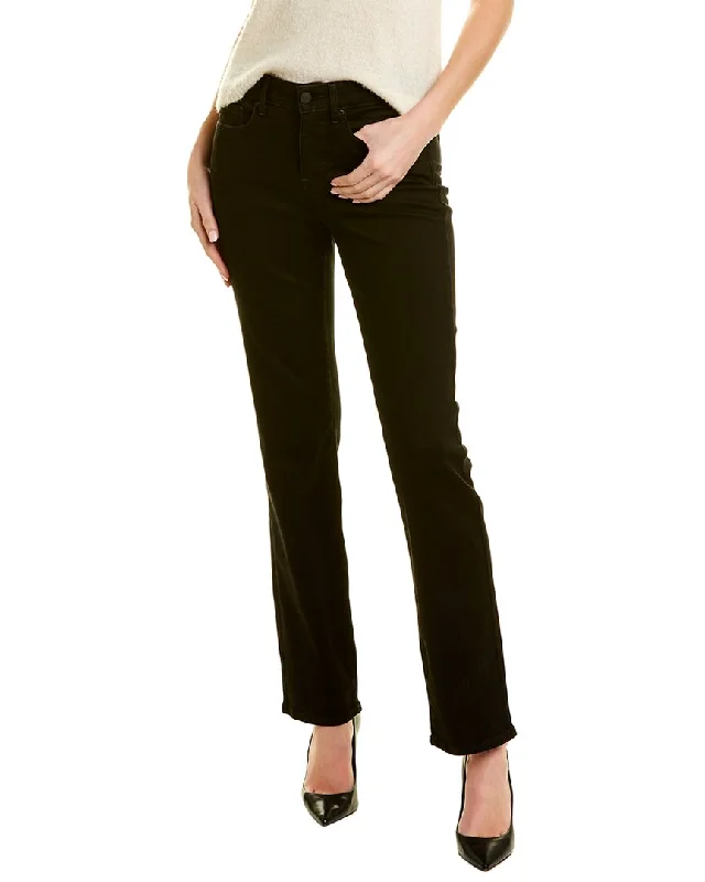 Women's pants for garden parties Colored women jeans in vibrant hues like red and yellow NYDJ Straight Black Crop Jean Women's pants for garden parties Colored women jeans in vibrant hues like red and yellow NYDJ Straight Black Crop Jean