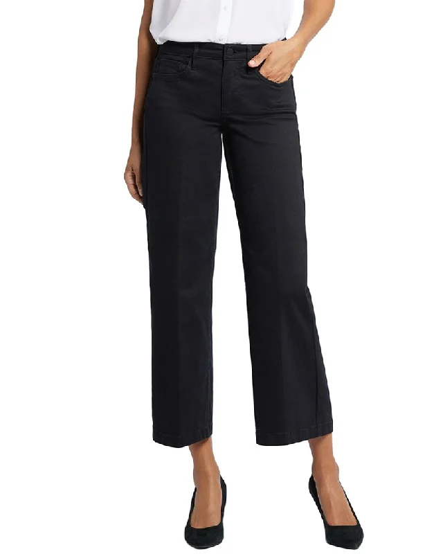 Women's unisex - style casual pants Ripped women jeans for a rebellious and fashion - forward style NYDJ Teresa Black Wide Leg Jean Women's unisex - style casual pants Ripped women jeans for a rebellious and fashion - forward style NYDJ Teresa Black Wide Leg Jean