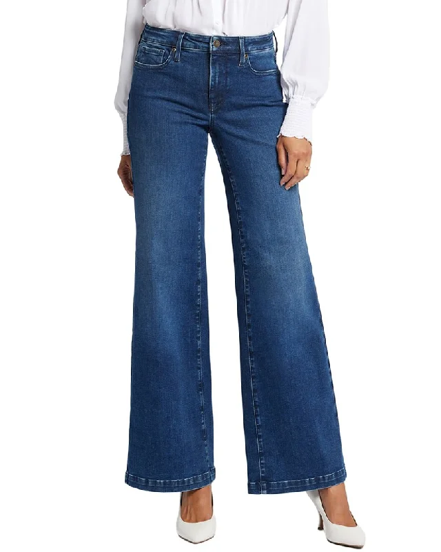 Women's fall - appropriate corduroy pants Distressed women jeans for a trendy and edgy look NYDJ Teresa Cooper Wide Leg Jean Women's fall - appropriate corduroy pants Distressed women jeans for a trendy and edgy look NYDJ Teresa Cooper Wide Leg Jean