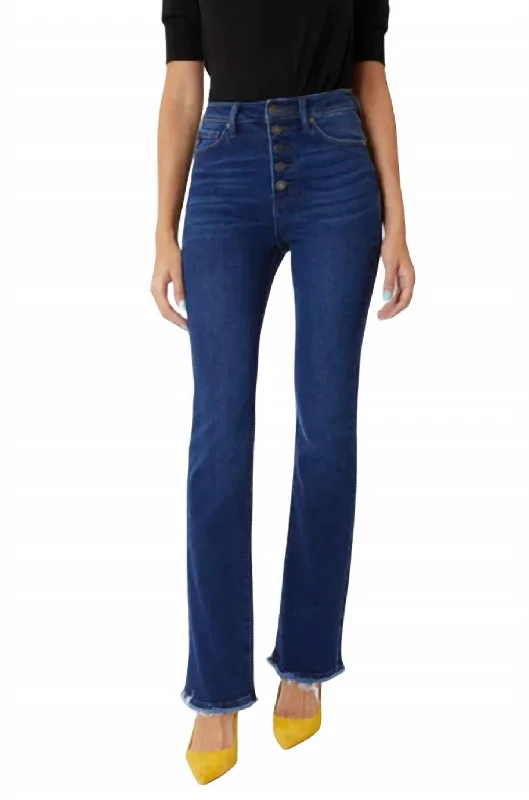 Women's skinny jeans pants High - waisted women jeans for a flattering silhouette Rainn Ultra High Rise Flare Jeans In Dark Women's skinny jeans pants High - waisted women jeans for a flattering silhouette Rainn Ultra High Rise Flare Jeans In Dark