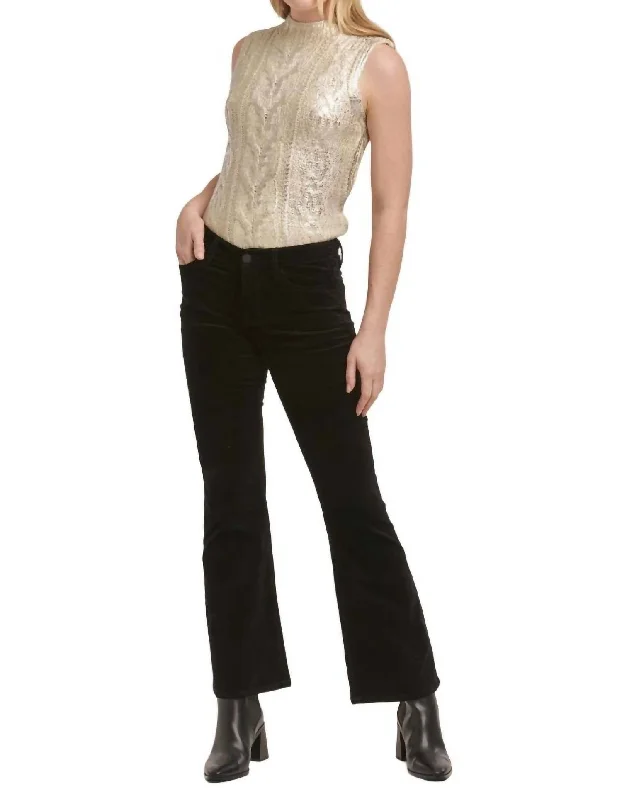Women's suede fashion pants Jeggings women jeans combining the comfort of leggings and style of jeans Rosa Uncut Cord Flare Jeans In Black Women's suede fashion pants Jeggings women jeans combining the comfort of leggings and style of jeans Rosa Uncut Cord Flare Jeans In Black