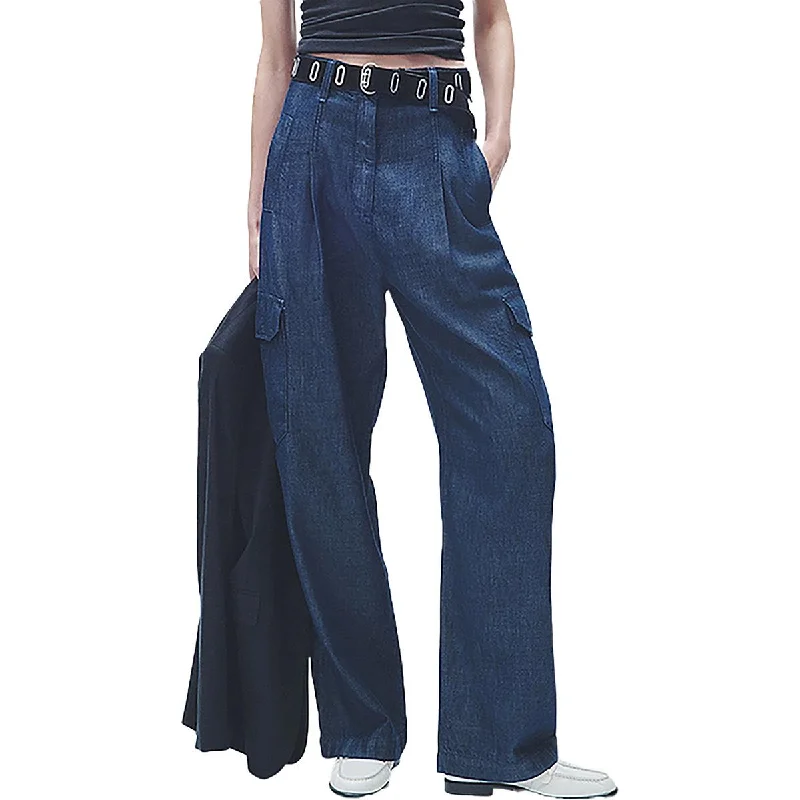 Women's matching top and pants set Mom jeans for a nostalgic and casual look Womens Cargo Wide Leg Wide Leg Jeans Women's matching top and pants set Mom jeans for a nostalgic and casual look Womens Cargo Wide Leg Wide Leg Jeans