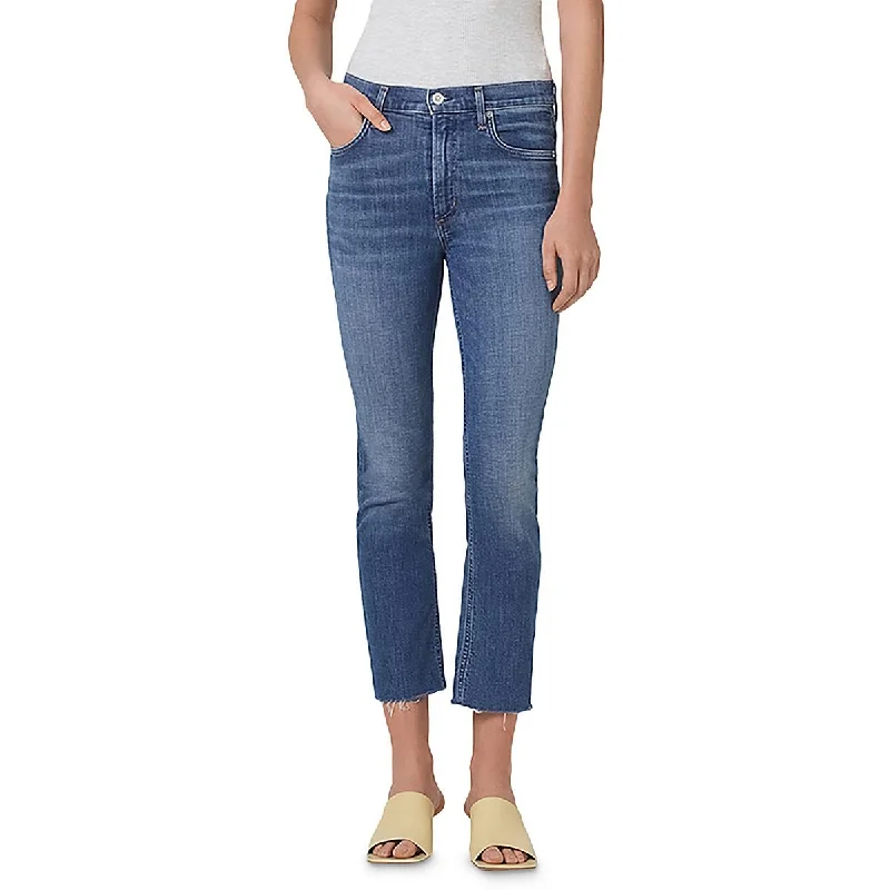 Women's expensive designer pants Dark - wash women jeans for a sophisticated and slimming effect Womens Cropped Boot Cut Stretch Cropped Jeans Women's expensive designer pants Dark - wash women jeans for a sophisticated and slimming effect Womens Cropped Boot Cut Stretch Cropped Jeans
