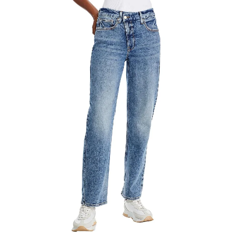 Women's pants for gym workouts Light - wash women jeans for a fresh and summery appearance Womens Denim Distressed Straight Leg Jeans Women's pants for gym workouts Light - wash women jeans for a fresh and summery appearance Womens Denim Distressed Straight Leg Jeans