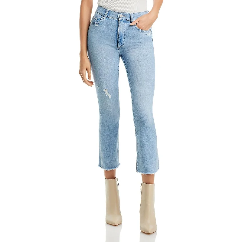 Women's pants with reflective strips Acid - wash women jeans with a retro finish Womens High Rise Boot Cut Bootcut Jeans Women's pants with reflective strips Acid - wash women jeans with a retro finish Womens High Rise Boot Cut Bootcut Jeans