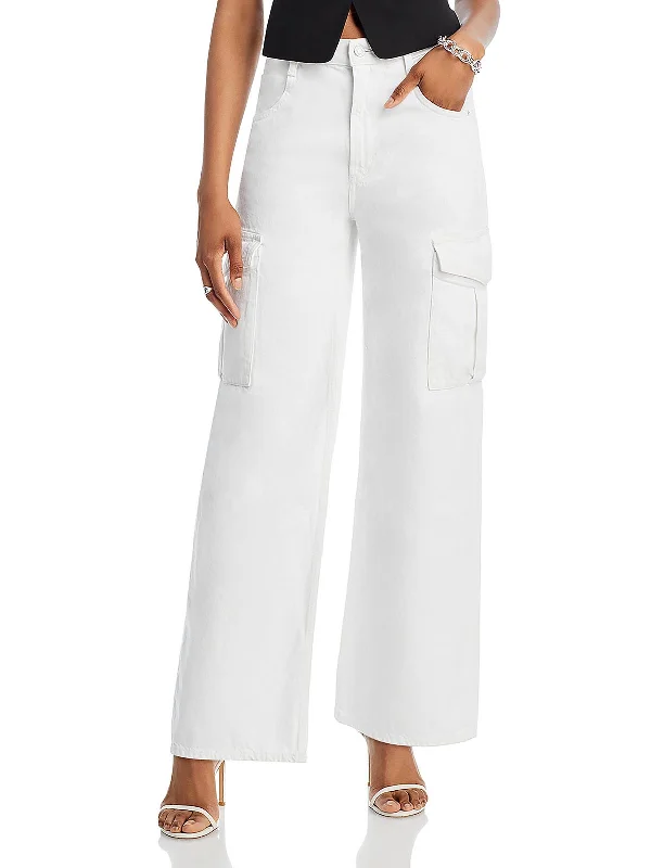 Women's luxury leather pants Stretch women jeans for enhanced mobility and comfort Womens High Rise Wide Leg Cargo Jeans Women's luxury leather pants Stretch women jeans for enhanced mobility and comfort Womens High Rise Wide Leg Cargo Jeans