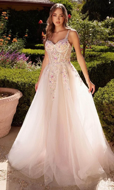Sleeveless wedding guest dresses with ruffled hemsAndrea and Leo A1288 - Sleeveless A-Line Evening Dress