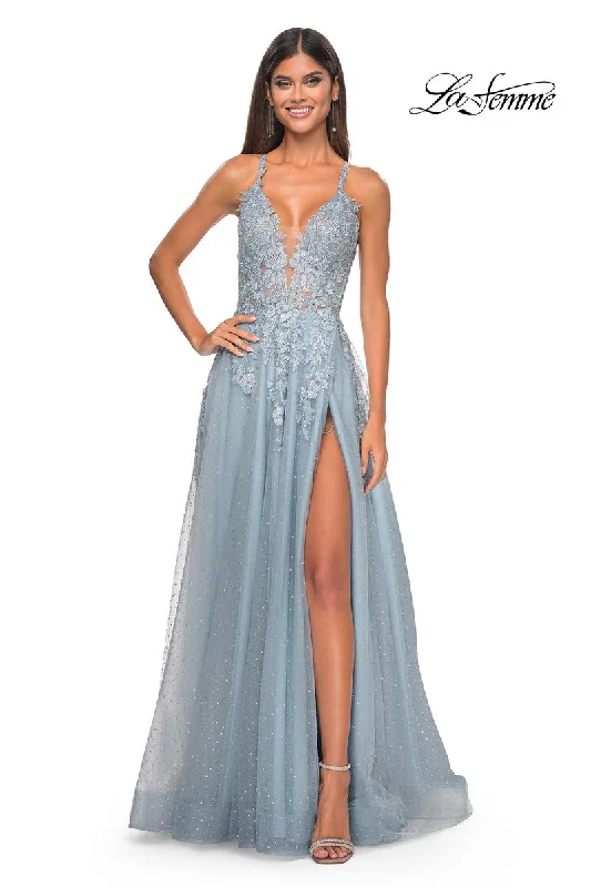 Party dresses with a cut - out design for a daring and edgy style​La Femme Dress 32147