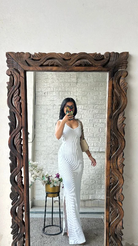 Bodycon dress with a halter neck​White dress 34-35 bust/l:54