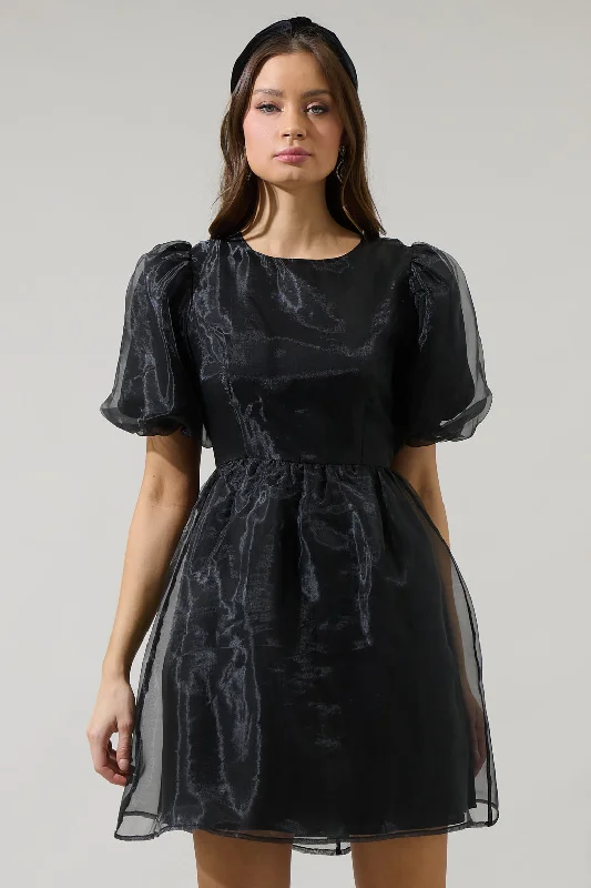 Formal dresses with halter necks and lace - up backs for a stylish promBorza Organza Mini Dress Formal dresses with halter necks and lace - up backs for a stylish promBorza Organza Mini Dress