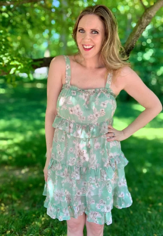 Formal dresses with abstract print panels and rhinestone embellishments for a unique formal eventBREATHE MINI DRESS