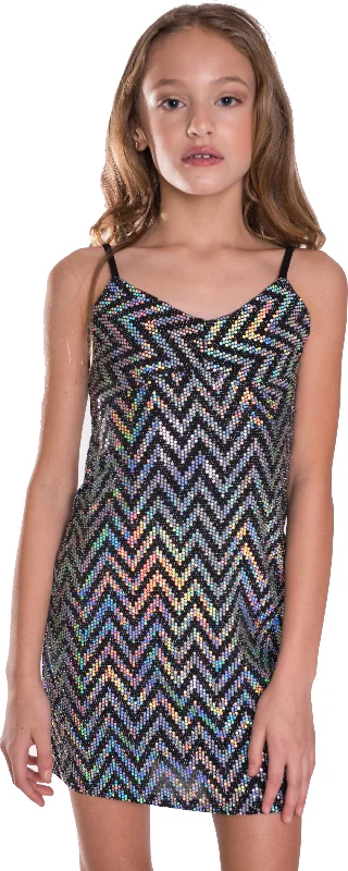 Prom dresses with geometric - cutout sleeves and flowing chiffon fabrics for a modern and airy lookJuniors Sparkle Stripe Dress Prom dresses with geometric - cutout sleeves and flowing chiffon fabrics for a modern and airy lookJuniors Sparkle Stripe Dress