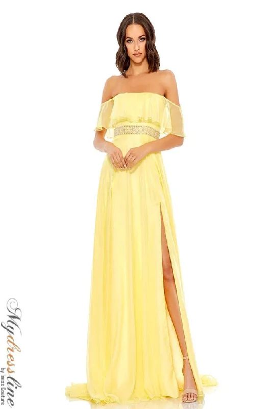 Sequined formal dresses with open backs for a sexy prom styleMac Duggal 67817