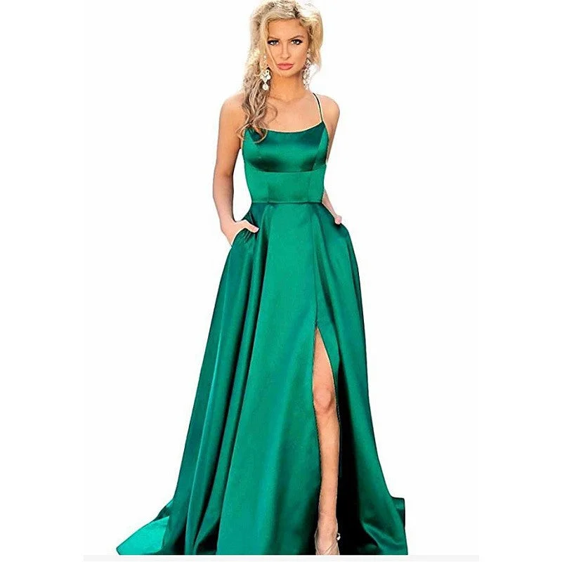 Prom dresses with pom - pom - decorated hems and cotton - blend fabrics for a playful and comfortable formal styleS4287F New high quality Sexy Back Cutout Sheer Satin Trailing Swing Front Split party gowns for women evening dress Prom dresses with pom - pom - decorated hems and cotton - blend fabrics for a playful and comfortable formal styleS4287F New high quality Sexy Back Cutout Sheer Satin Trailing Swing Front Split party gowns for women evening dress