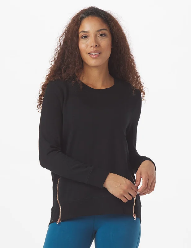 Puffer - Sleeve Women Long Sleeve Top for a Fashion - Forward LookAdore Long Sleeve: Black