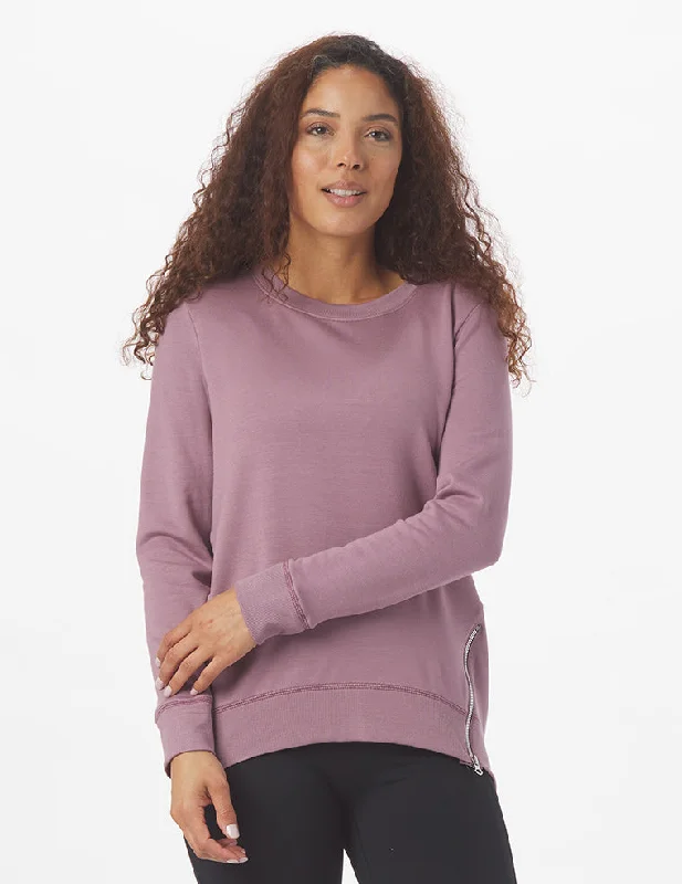 Lightweight Women Long Sleeve Top for Spring and AutumnAdore Long Sleeve: Mauve