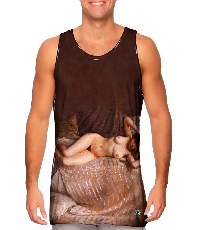 Plus Size Women's Side - Slit Tank Tops in Metallic ShadesCaillebotte Gustave - "Femme Nue Etendue Sur Un Divan"