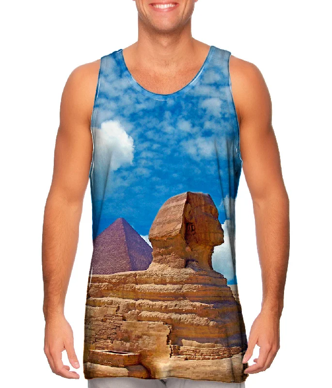 Plunge Neck Women's Seamless Tank Tops for a Smooth FitCairo Sphinx