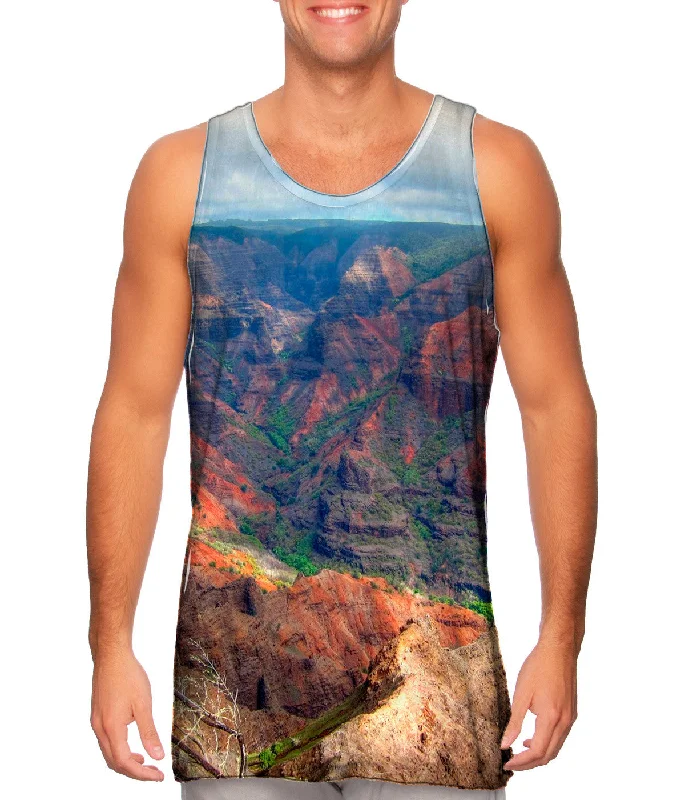 Women's Spaghetti Strap Tank Tops with Geometric PatternsCanyon View