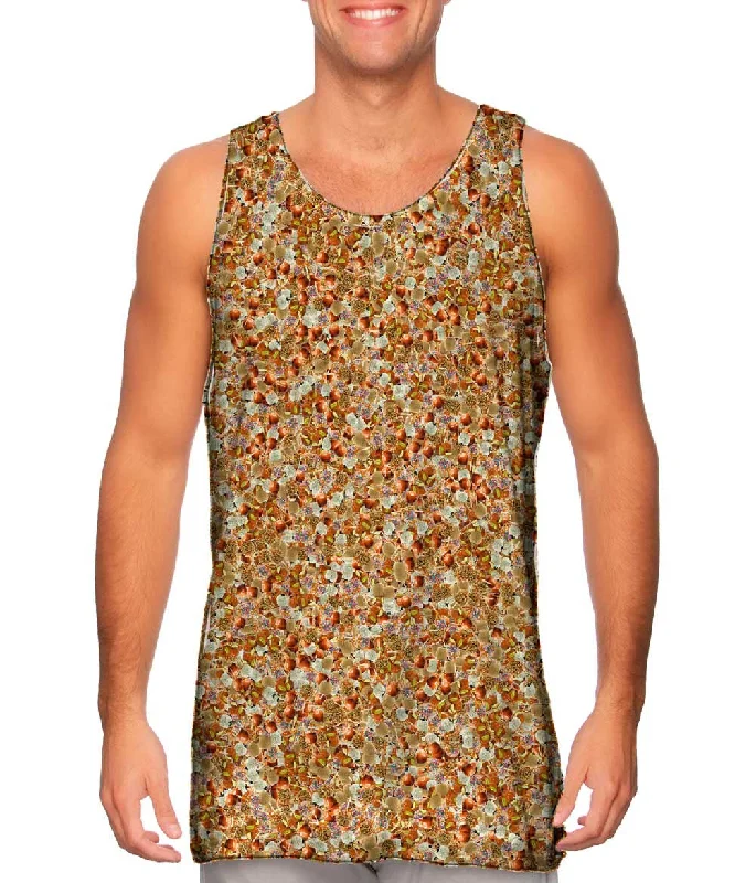 Women's Cropped Tank Tops with Vintage Band LogosCarmel Apples