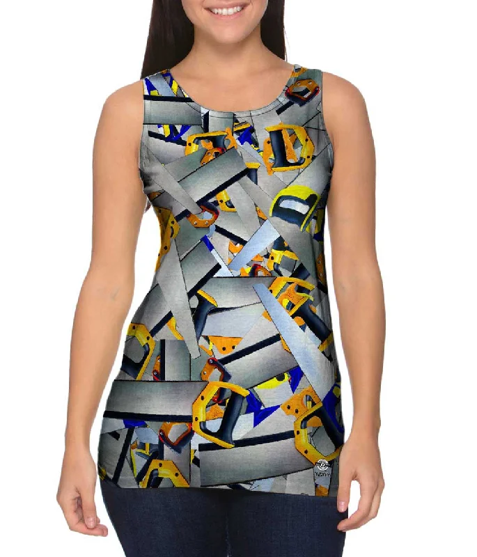 One - Shoulder Women's Rayon Blend Tank Tops for a Flowy LookCarpenters Saw Tools Of The Trade