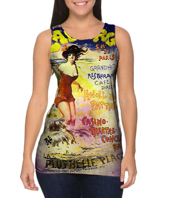 V - Neck Women's Moisture - Wicking Tank Tops for RunningCasino Theatral Concert Bals 013