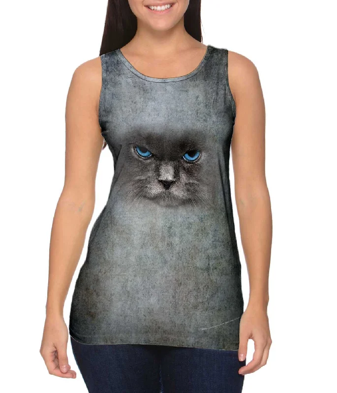 V - Neck Women's Moisture - Wicking Tank Tops for RunningCat 001