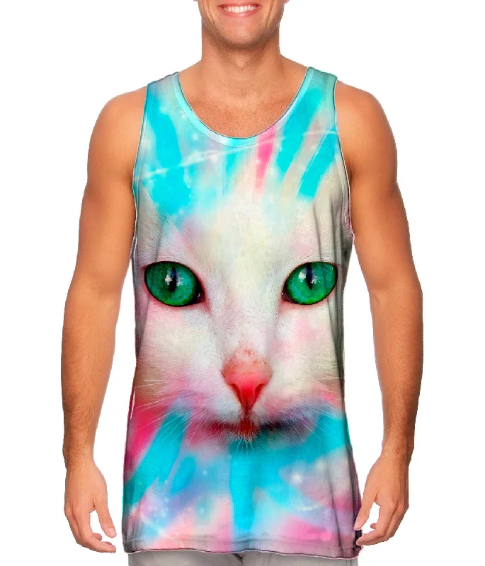 Crew Neck Women's Sustainable Tank Tops Made from Recycled MaterialsCat 005