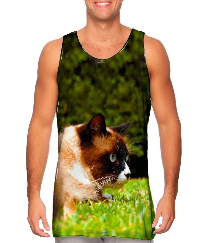 One - Shoulder Women's Rayon Blend Tank Tops for a Flowy LookCat On The Prowl