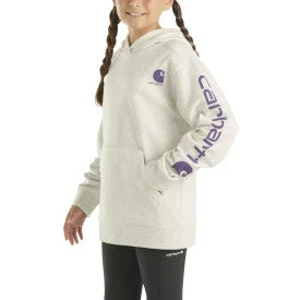 Pocket - Equipped Women Long Sleeve Top for Added FunctionalityChild/Youth Long-Sleeve Graphic Sweatshirt - Ash Heather