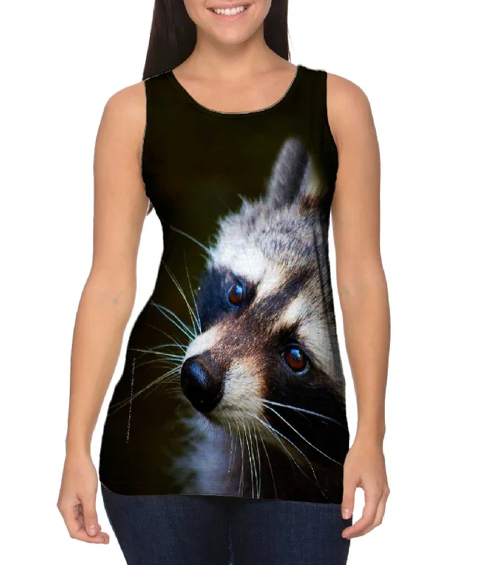 Women's Sleeveless Ribbed Tank Tops for a Trendy LookCurious Brown Raccoon
