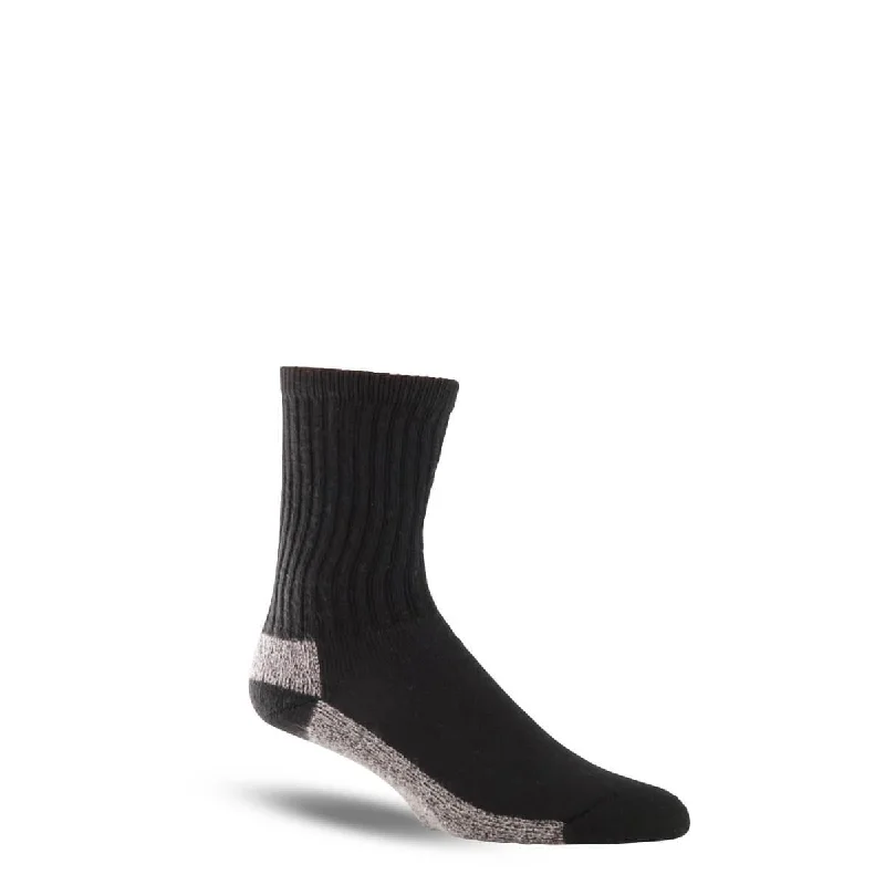 3-PACK CREW SOCKS – BLACK