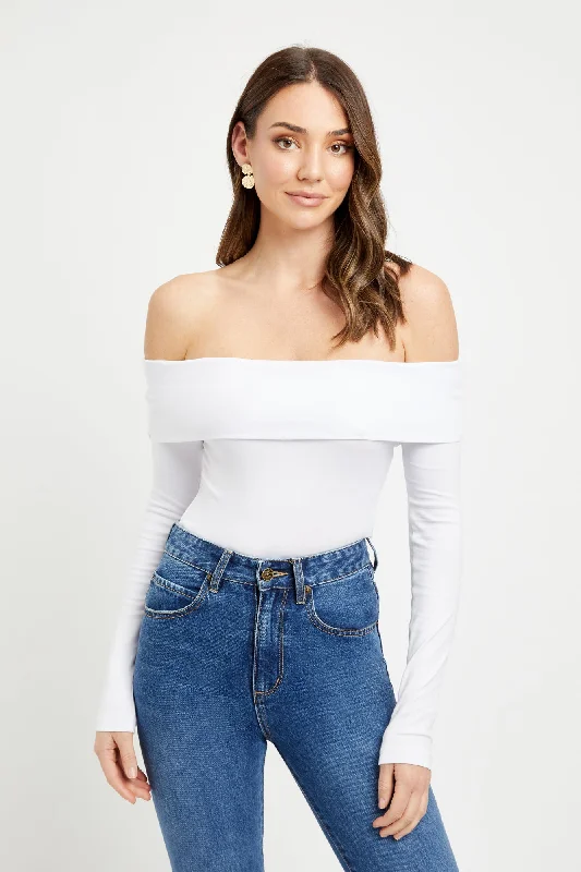 Olivia Off Shoulder Crop