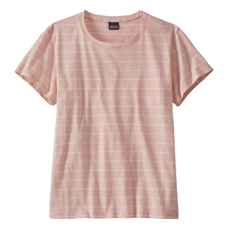 Patagonia Womens Regenerative Organic Certified Cotton Tee Cozy Peach