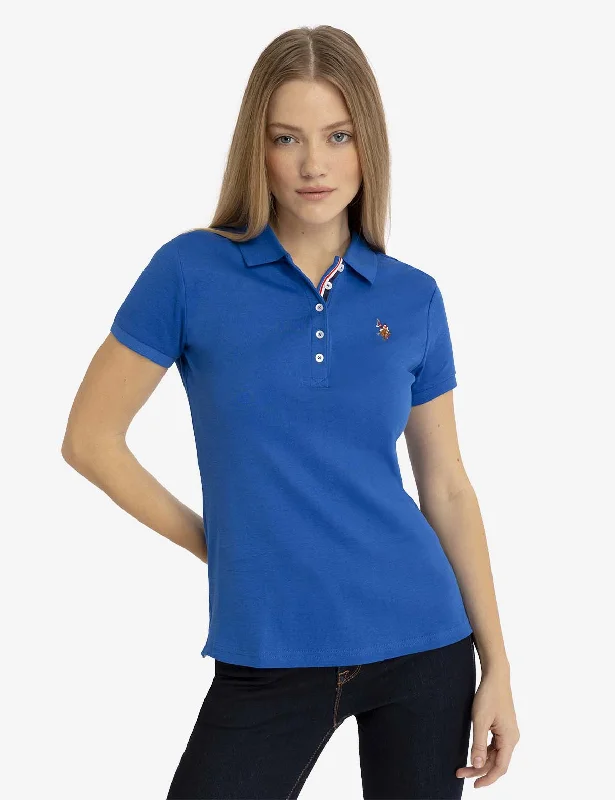 SOLID INTERLOCK POLO SHIRT