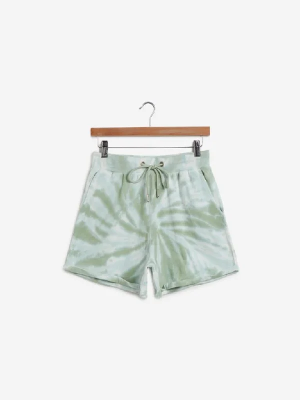 Studiofit Sage Tie-Dye Print Alice Shorts