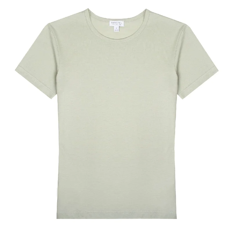 Sunspel Womens Classic T-Shirt Pistachio