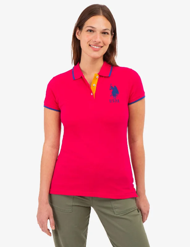 SOLID TRIPLE CROWN POLO SHIRT