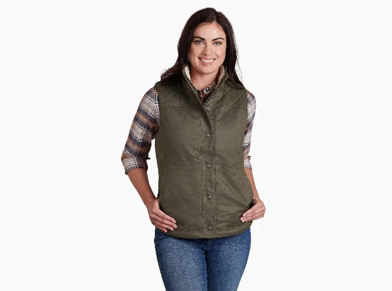 Floral Printed Women Long Sleeve Top for a Romantic LookWomen's Celeste Vest - Sage