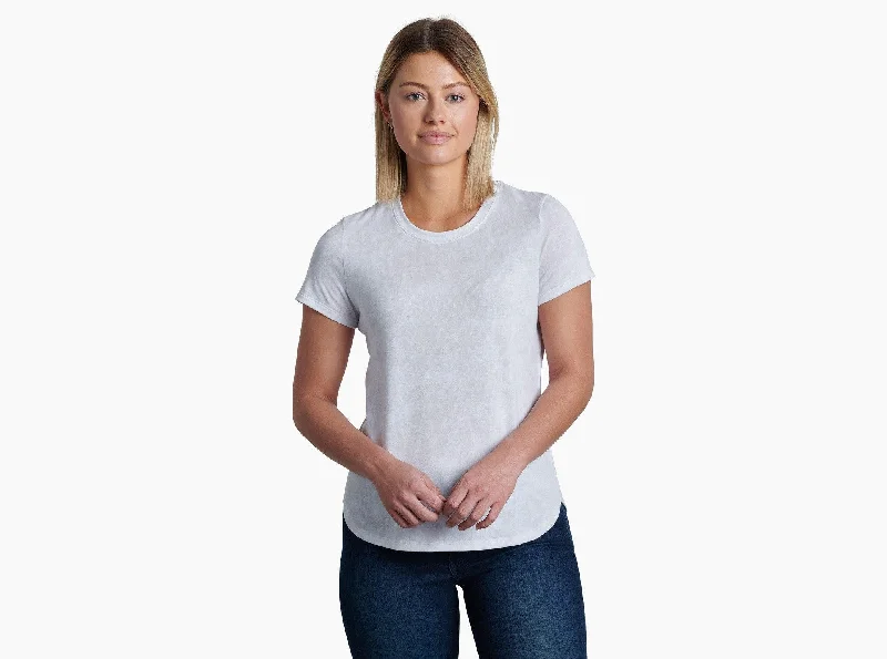 Plaid Women Long Sleeve Top for a Preppy VibeWomen's Konstance Short Sleeve - White Print Plaid Women Long Sleeve Top for a Preppy VibeWomen's Konstance Short Sleeve - White Print
