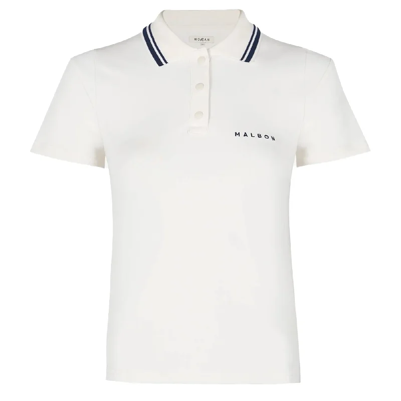 Womens Andrea Polo White - AW24