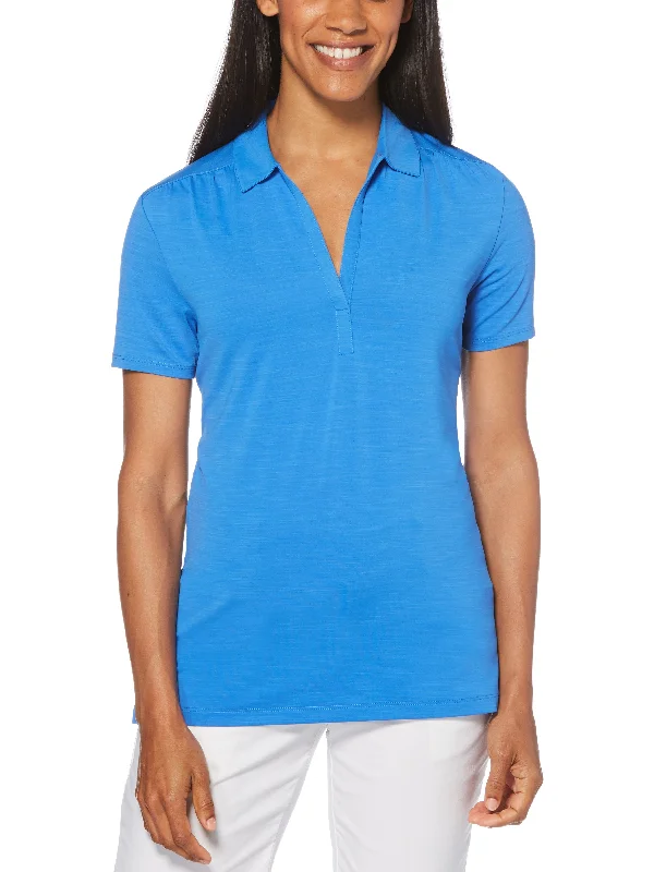 Womens Tonal Performance Polo