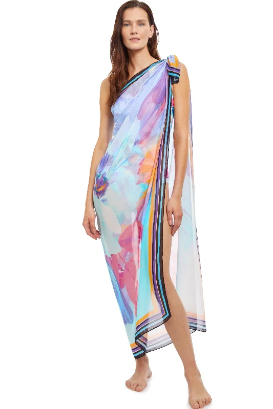 Poncho - style cover ups for a cozy and fashionable beach accessoryGOTTEX LA VIE EST BELLE PAREO