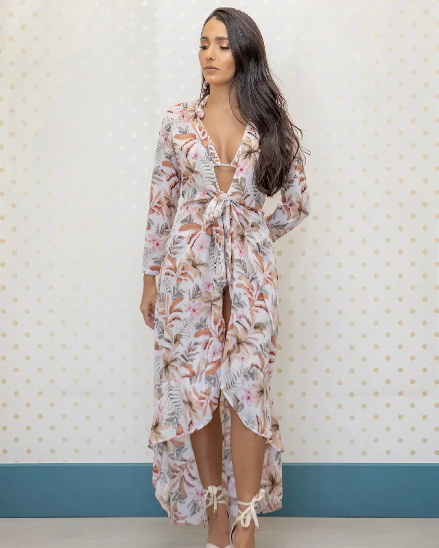 Amazonian Florals Beach Robe