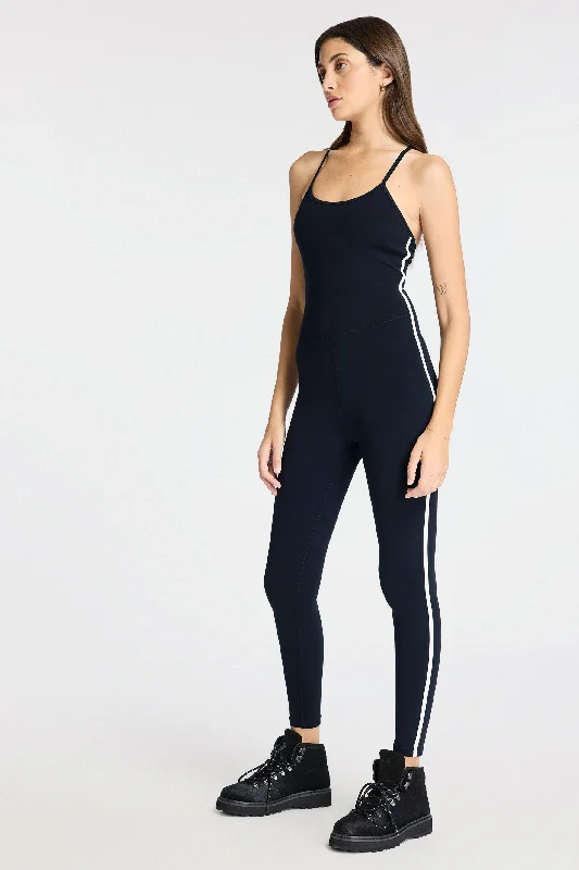 Women's Cargo - Style One - Pieces in Khaki with Pockets for a Practical and Stylish Outdoor LookAmber Airweight Jumpsuit - Black/white
