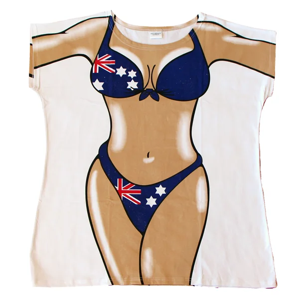 Wrap - around cover ups for a customizable fitAustralian Flag Women's Cover Up