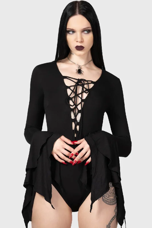 Sheer Bodysuits for a Seductive and Alluring OutfitBlack Roses Bodysuit